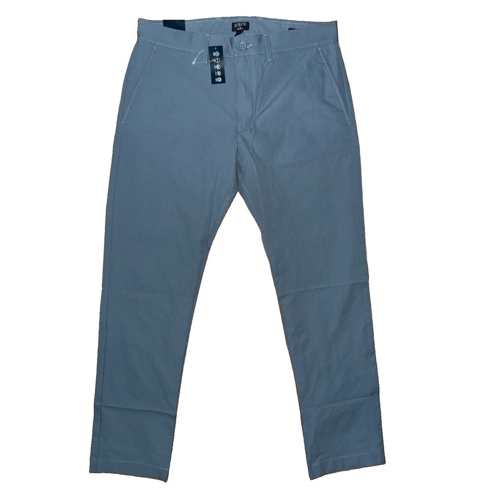 NWT J. Crew Mens 30x30 Flex Blue Slim Straight Leg Pants